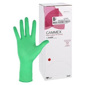 GAMMEX Non-Latex PI Ortho Polyisoprene Surgical Gloves 8.5 Light Green 50/BX, 4 BX/CA