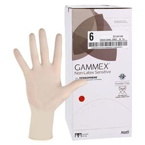 GAMMEX Non-Latex Sensitive Neoprene Surgical Gloves 6 Natural 50Pr/Bx