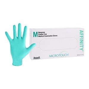 MICRO-TOUCH Affinity Neoprene Exam Gloves Medium Green Non-Sterile 100/Bx, 10 BX/CA