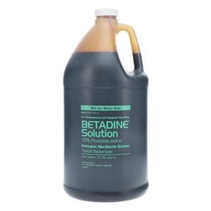 Betadine Prep Solution 10% Povidone Iodine 1gal, 4 BT/CA