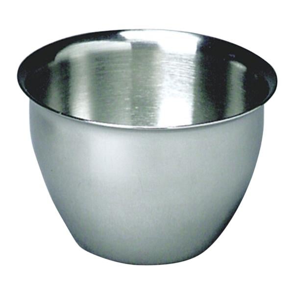 Iodine Cup Round Stainless Steel Silver 6oz