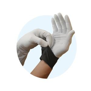 MICROFLEX APEXPro Nitrile Exam Gloves 3XL Wht Exterior / Blk Intr NS 90/Bx, 10 BX/CA