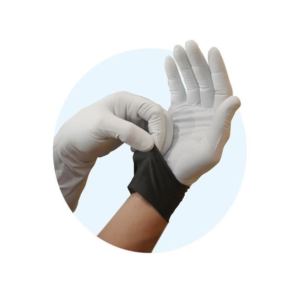 MICROFLEX APEXPro Nitrile Exam Gloves 3XL Wht Exterior / Blk Intr NS 90/Bx, 10 BX/CA