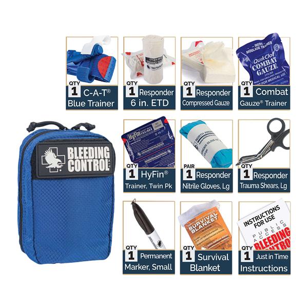 Public Access Bleeding Control Advanced Kit Blue