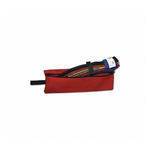Carry Case 4'7x2.5" Red Zipper Closure