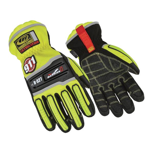 Ringers Kevlar / Flxbl Thrmplstc Rbr Extrication Gloves 2XL Ylw/Blk 1/Pr