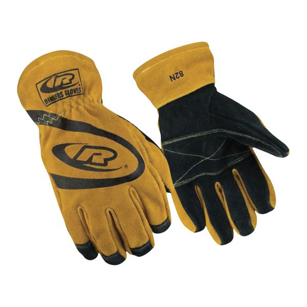Ringers Leather / Kevlar Flame Resistance Structural Gloves Sm Ylw/Blk 1/Pr