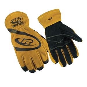 Ringers Leather / Kevlar Flame Resistance Structural Gloves 2XL Ylw/Blk 1/Pr