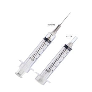 VanishPoint Hypodermic Syringe/Needle 22gx1" 5cc Rtrctbl Fx Ndl Sfty LDS 600/Ca
