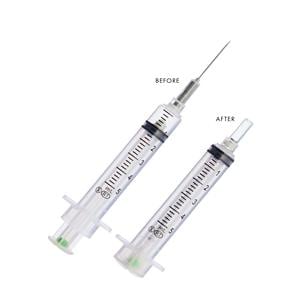 VanishPoint Hypodermic Syringe/Needle 21gx1 5cc Rtrctbl Fx Ndl Sfty LDS 6x100/ca