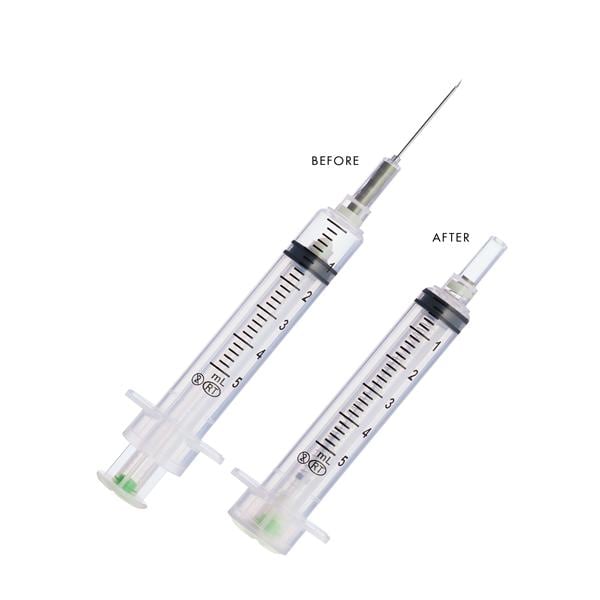 VanishPoint Hypodermic Syringe/Needle 21gx1 5cc Rtrctbl Fx Ndl Sfty LDS 6x100/ca