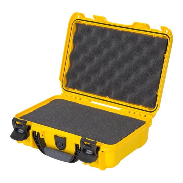 Model 909 Waterproof Case 12.6x9x4.4" Yellow Latch Closure Sft Grp/Ergo Hndl