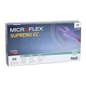 MICROFLEX Supreno EC Nitrile Exam Gloves X-Small Violet Blue Non-Sterile 50/Bx, 10 BX/CA