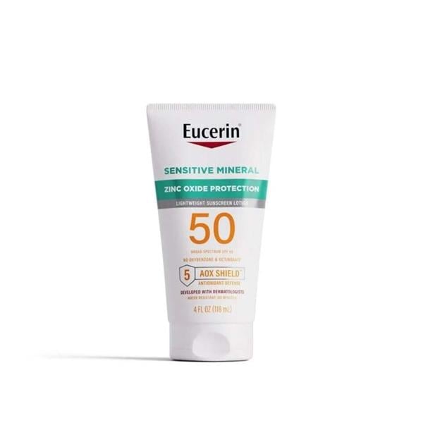 Eucerin Sunblock Lotion Fragrance Free 4oz 50 SPF Tube 12/Ca