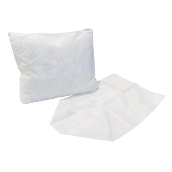 Deluxe Pillowcase 21 in x 30 in Non Woven White Disposable 100/Ca