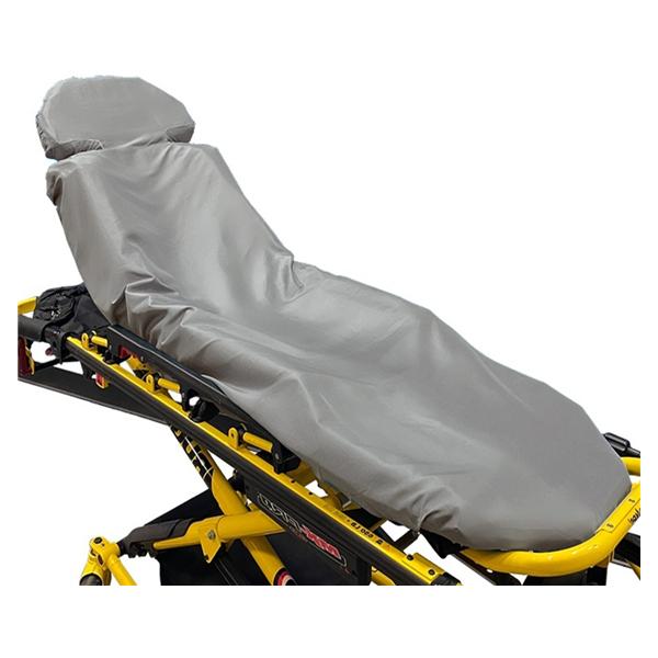 G-Force Stretcher Fitted Sheet Gray Soft Woven 36x90