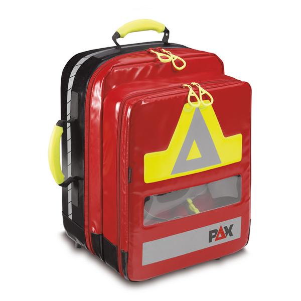 AED Bag 15x12.4x20" Red Zipper Closure 2 Carry Handles/Shoulder Strap