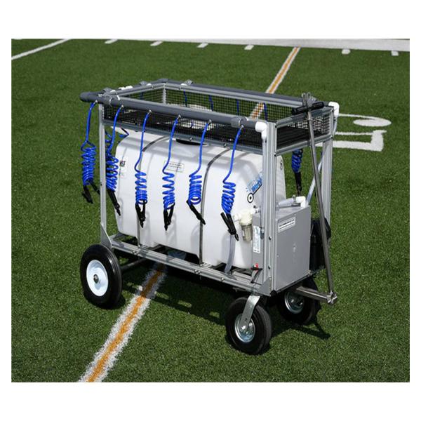 Team Manager Hydrtn Cart Alum/SS w/ (16) Nzzls/Strg Deck/(2) 3 GPM Pmps/35A Batt