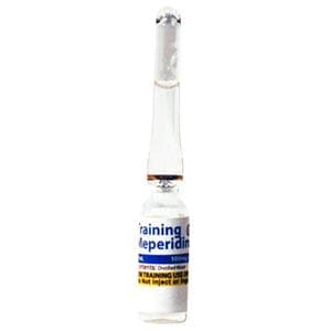 Meperidine HCl Injection 100mg/mL Simulated Medication 25/Ca