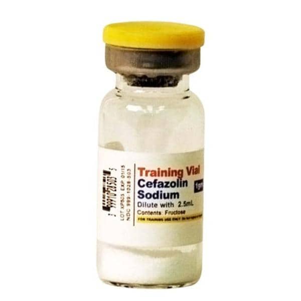 Cefazolin Sodium 1gm Simulated Medication 25/Ca