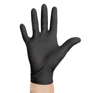 Nitrile Exam Gloves Small Black Non-Sterile