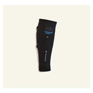 RecoveryPulse Recovery Sleeve Black 70% Germanium Poly/30% Nyl/Spndx W/ Bat