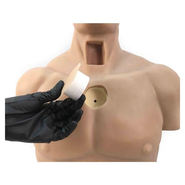 STOPS Medical Sternal Intraosseous 6N1 Trainer Access Simulation Puck 10/Pk