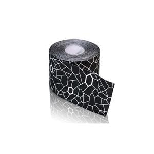TheraBand Kinesiology Tape 98% Cotton/2% Spandex 2"x16.4' Black/White Ea