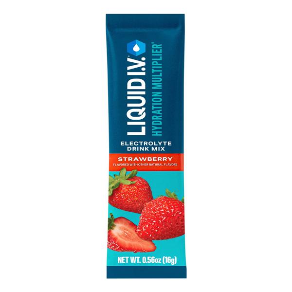 Liquid IV Electrolyte Powder Strawberry Packet 100/Ca