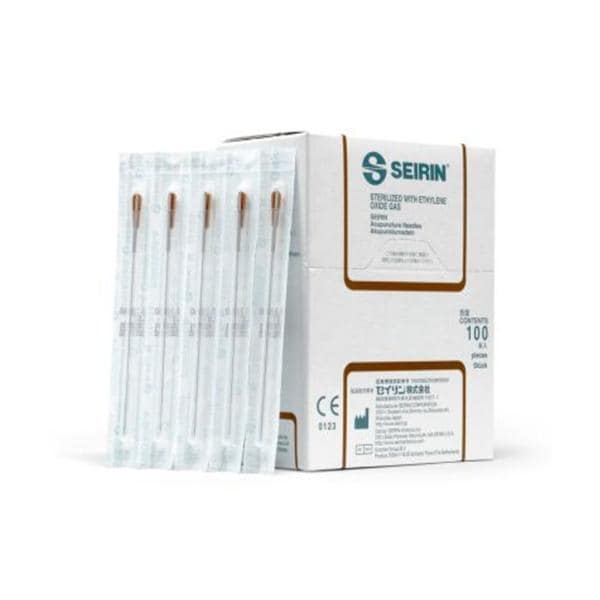 Seirin L-Tsubaki Acupuncture Needle 0.30x50mm Guide Tube 100/Bx