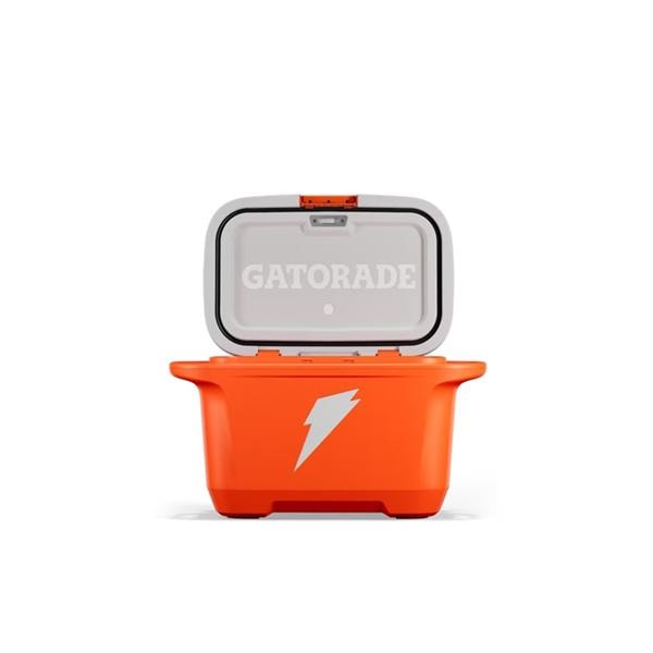 Gatorade Huddle Stationary Cooler 50Qt Lifting Lid Door Ea