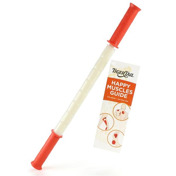 Tiger Tail Massage Roller New White/Orange