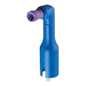 Slim Elite Original Prophy Angle Soft Ribbed / Webbed Purple Latex-Free 200/Bx, 6 BX/CA