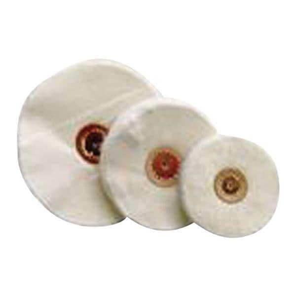 Buff Muslin White 3" x40 Ply Ea