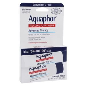 Aquaphor Healing Ointment Petrolatum 0.35oz Fragrance Free 2/Pk, 24 PK/CA