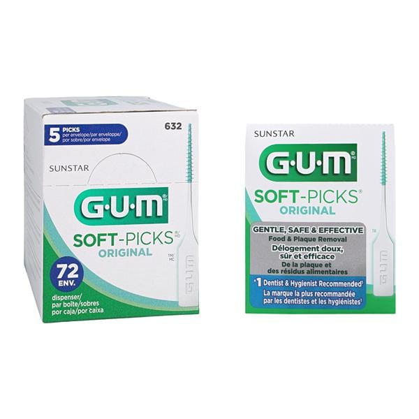 GUM Soft Picks Picks Original 72Pk/Bx, 36 BX/CA