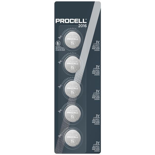 DURACELL® PROCELL® LITHIUM BATTERY 5/Pk, 40 PK/CA