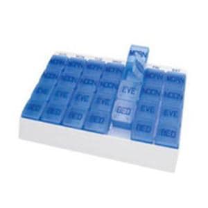 Apex Medicine Tray White 28 Compartment ea