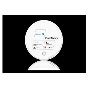 Nacera Pearl Natural Zirconia Disc OM2 98.5x25mm Ea