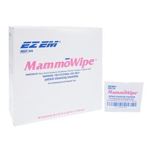 Mammography Wipe Cotton Gauze 10x50mm White 500/Ca
