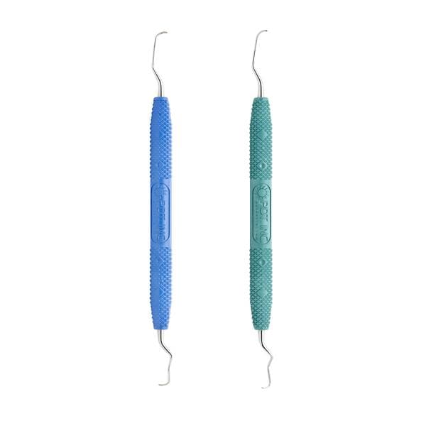 Hand Instrument Gracey Curette Grcy Mes Dstl Size 16/17 Resin Handle SS 2/Pk