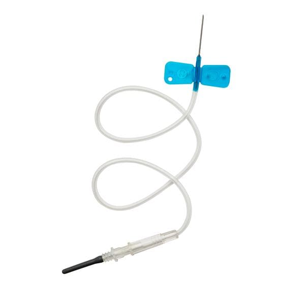 Vaku-8 Blood Collection Set 23gx3/4" 12" Tubing Winged Blue Cnvntnl MS 100/Bx