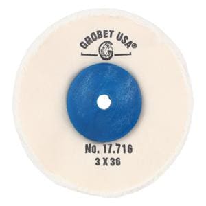 Muslin Buffs Plastic Center Soft Loose Weave 3" x 36 Ply Ea