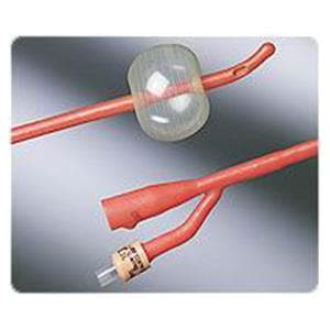 Bardex 2-Way Foley Catheter Medium Coude Olive Tip Hydrgl Ct Ltx 22Fr 5cc