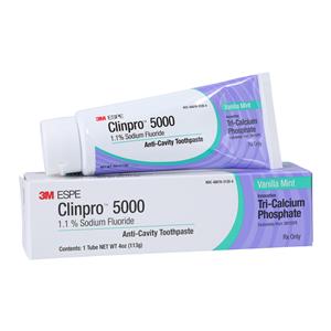 3M™ Clinpro™ 5000 Toothpaste 1.1% Sodium Fluoride Vanilla Mint 4oz/Tb