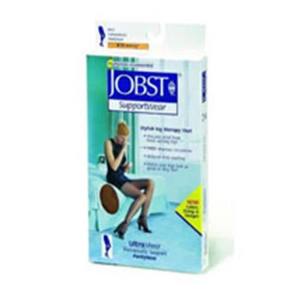 Jobst Ultrasheer SupportWear Compression Pantyhose Waist High Plus Silky Beige