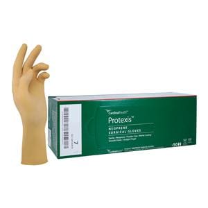 Protexis Neoprene Surgical Gloves 7 Light Brown 50/Bx