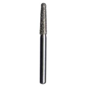 Midwest Diamond Bur FG Short Shank Coarse Round End Taper 856-014C 5/Pk