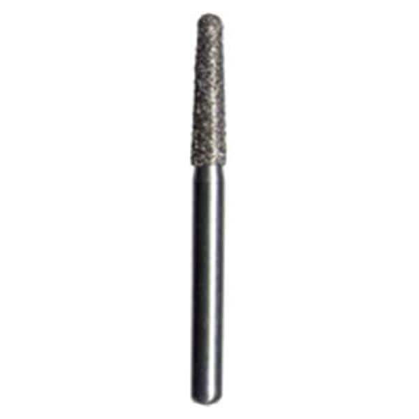 Midwest Diamond Bur FG Short Shank Coarse Round End Taper 856-014C 5/Pk