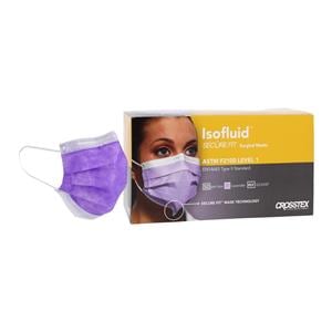 Isofluid SecureFit Mask ASTM Level 1 Anti-Fog Lavender 50/Bx, 40 BX/CA